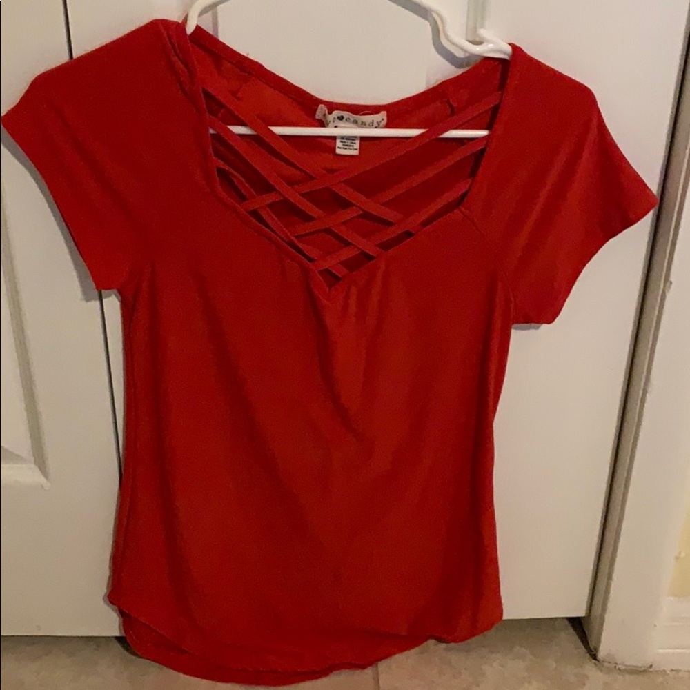 Red women’s top
